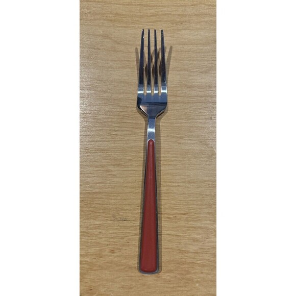 Fiesta Ware Merengue RED Dinner Fork - Picture 1 of 4